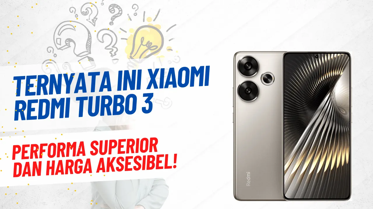 Xiaomi Redmi Turbo 3 indonesia harga spesifikasi