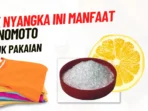 tips membersihkan noda pakaian dengan ajinomoto